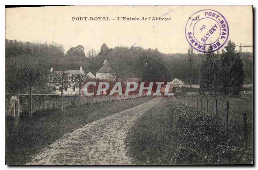 CPA Port Royal L'Entree de l'Abbaye 