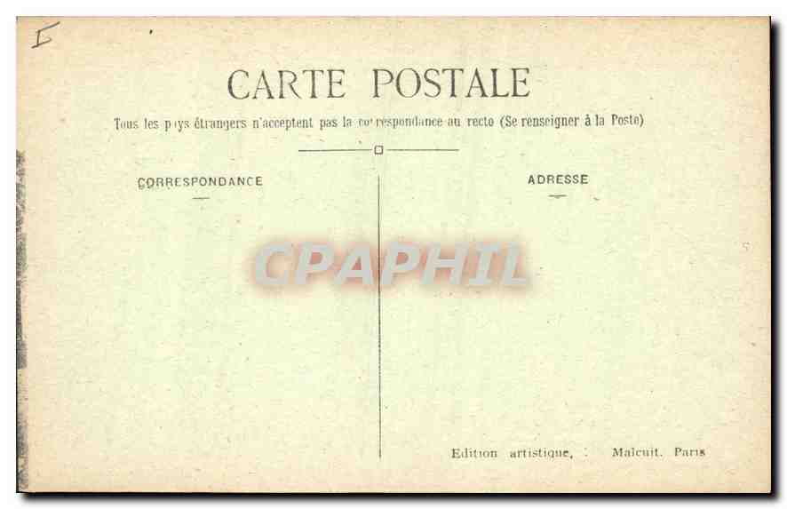 CPA Abbaye de Port Royal S et O Les Ruines des piliers et de la base de la chaire  — Rückseite