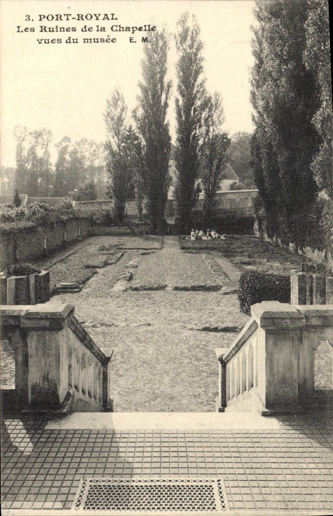 Port-Royal — Les Ruines de la Chapelle — E. M.