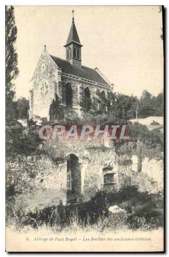 Abbaye de Port Royal — Les fouilles des anciennes cuisines — A. Bourdier imp.-édit. Versailles
