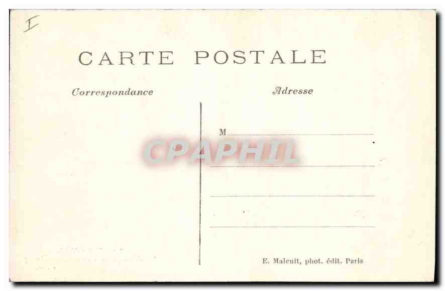 CPA Port Royal Le deversoir de l'ancien etang  — Rückseite