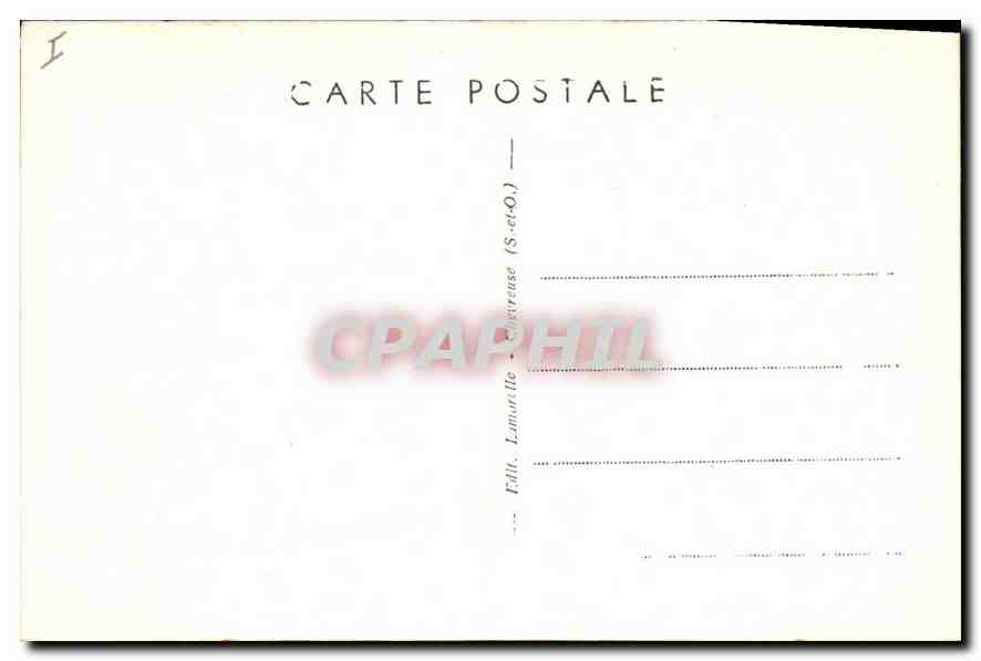 CPA Abbaye de Port Royal des Champs S et O Les Solitaires Puits dans lequel Pascal faisait ses exper — Rückseite