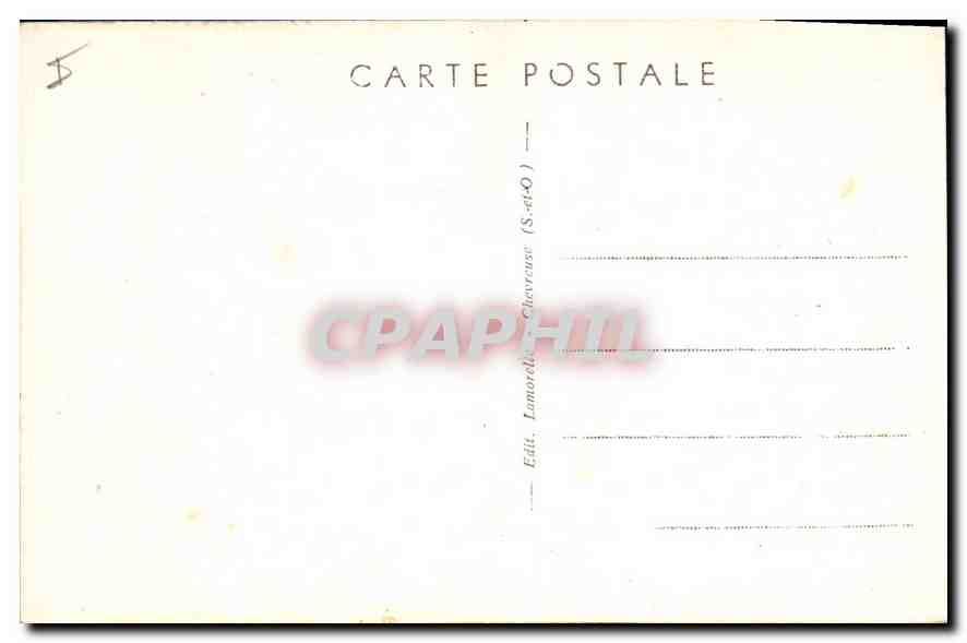 Vallée de CHEVREUSE - Abbaye de PORT-ROYAL-des-CHAMPS (S.-et-O.) — Vue d'Ensemble — Verso