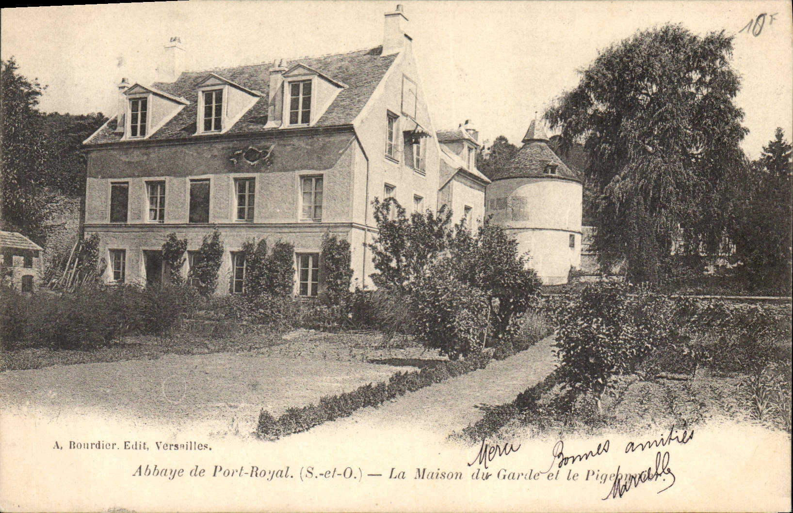 Abbaye de Port-Royal — La Maison du Garde et le Pigeonnier — A. Bourdier, Edit. Versailles
