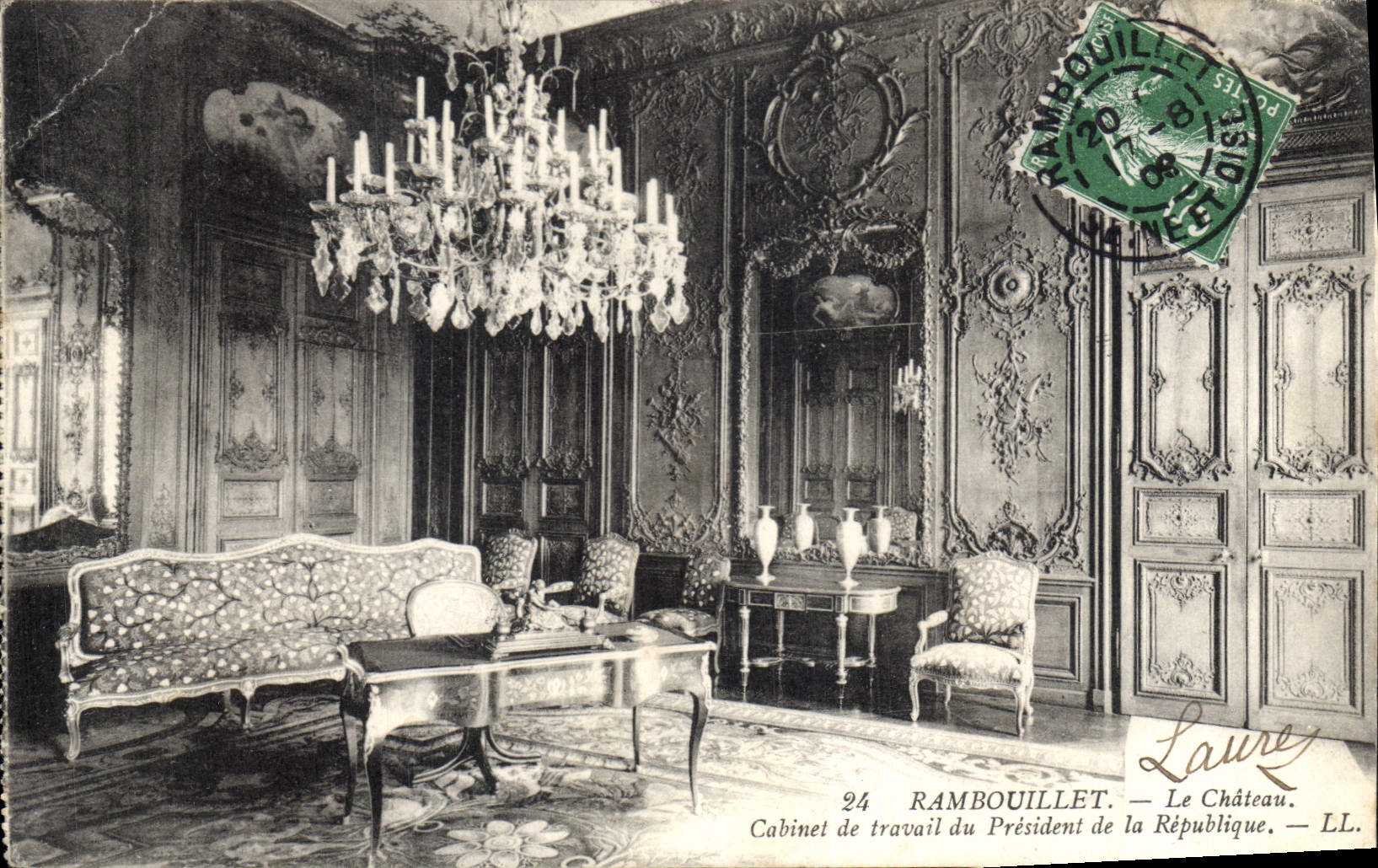 Cabinet de travail du Président de la République — Ramboillet — LL