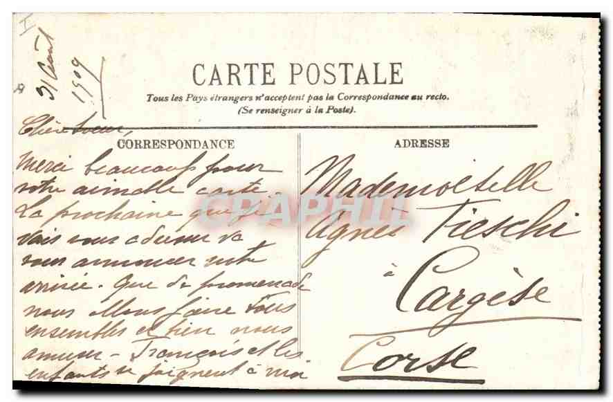 Rambouillet — Le Parc — La Table de Marbre de Marie-Antoinette — LL. n°53 — Reverso