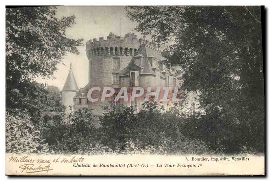 CPA Chateau de Rambouillet S et O La Tour Francois 1er