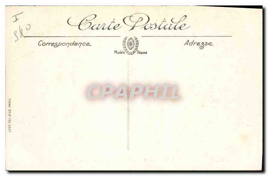 CPA Rambouillet Le Parc  — Rückseite