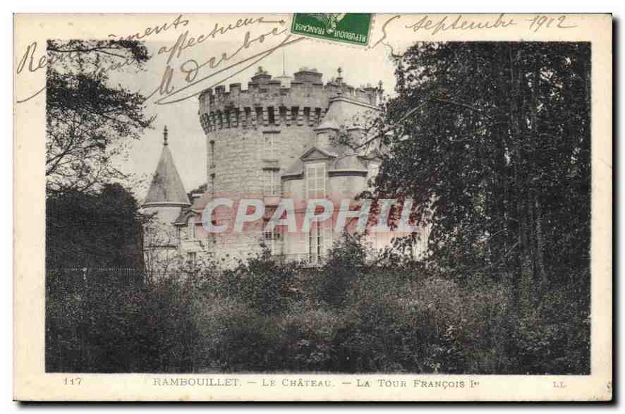 CPA Rambouillet Le Chateau La Tour Francois 1er