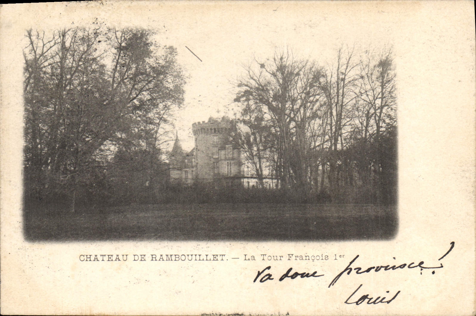 Château de Rambouillet — La Tour François 1er — éditeur 'La Tour François 1er'