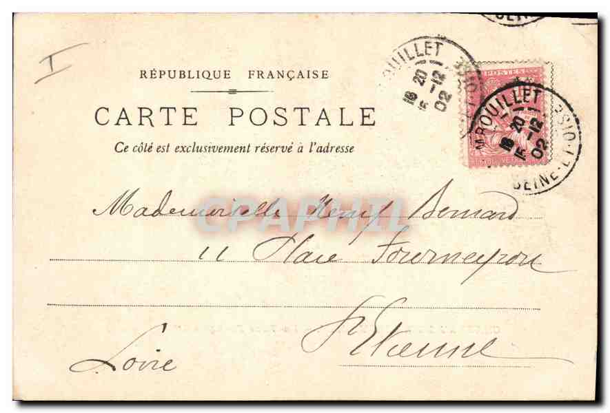 Château de Rambouillet — La Tour François 1er — éditeur 'La Tour François 1er' — Rückseite