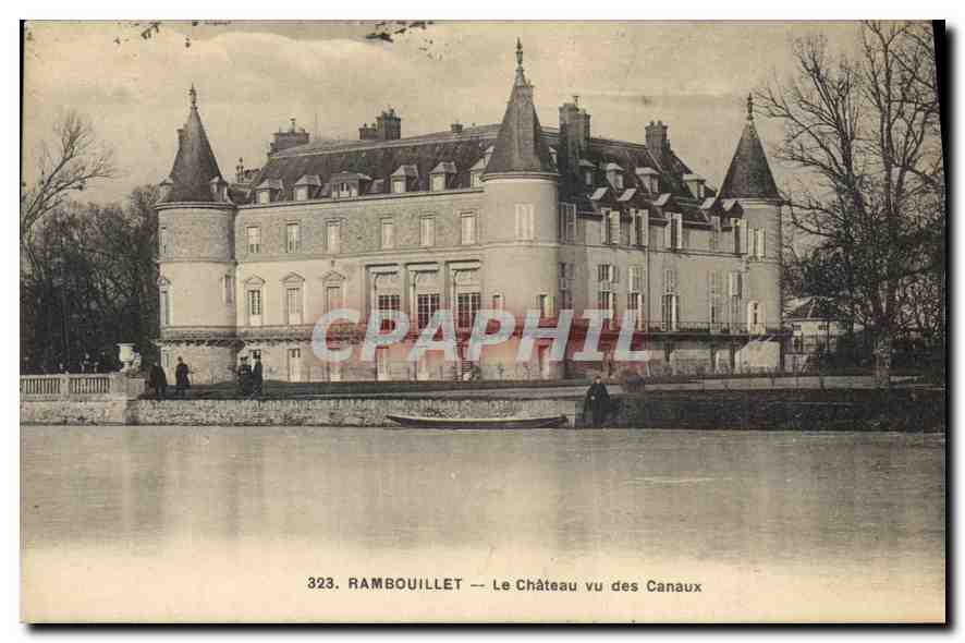 Rambouillet — Le Château vu des Canaux — Langrange