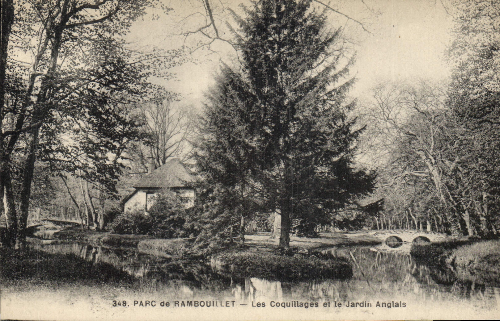 PARC de RAMBOUILLET — Les Coquillages et le Jardin Anglais — n°348
