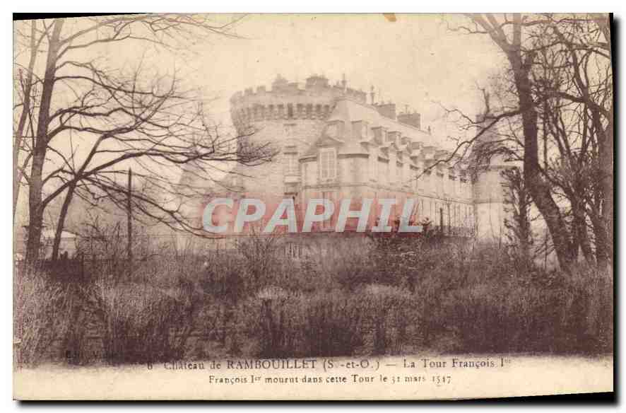 CPA Chateau de Rambouillet S et O La Tour Francois 1er 