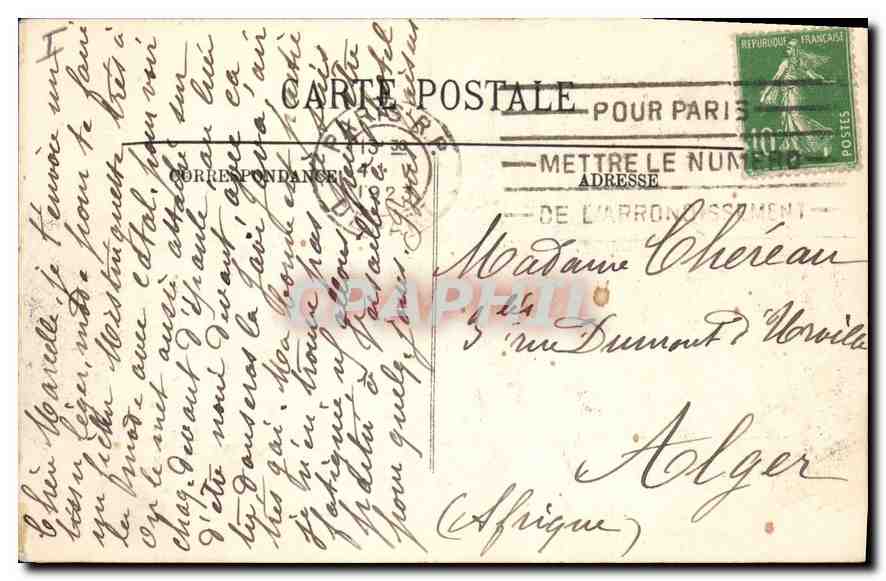 CPA Rambouillet Le Parc Le Chateau et le Lac  — Rückseite