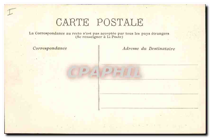 Parc de RAMBOUILLET — Le Jardin anglais — Le Pavillon des Coquillages — H. E., à R. — Verso