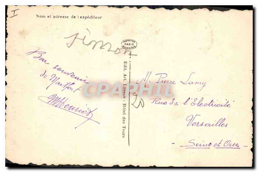 Montfort-l'Amaury — Vieille Tour — Verso