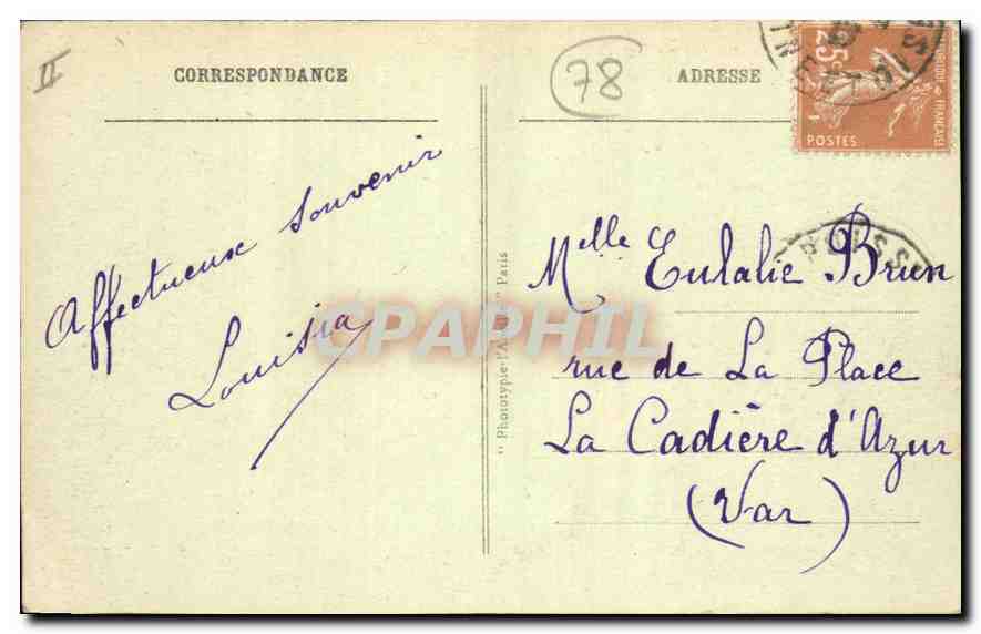 Poissy - Bords de Seine - Les deux Rives - Pointes de l'Île Migneaux et l'Île Robinson — Verso
