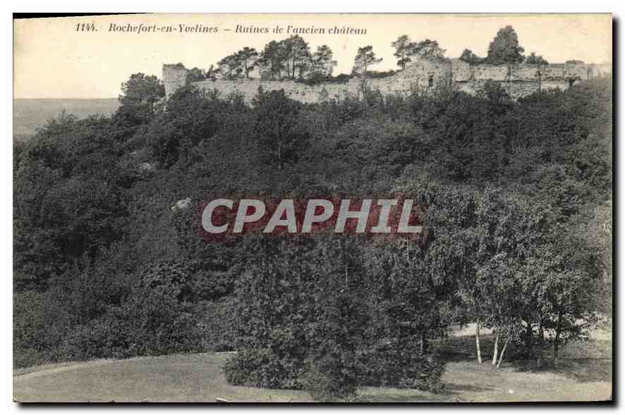 Boche fort-en-Yvelines — Ruines de l'ancien château — Librairie Nouvelle, Rambouillet