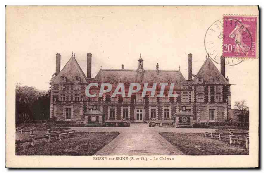 CPA Rosny sur Seine S et O Le Chateau 