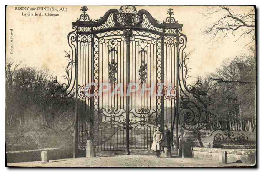 CPA Rosny sus Seine S et O La Grille du Chateau 