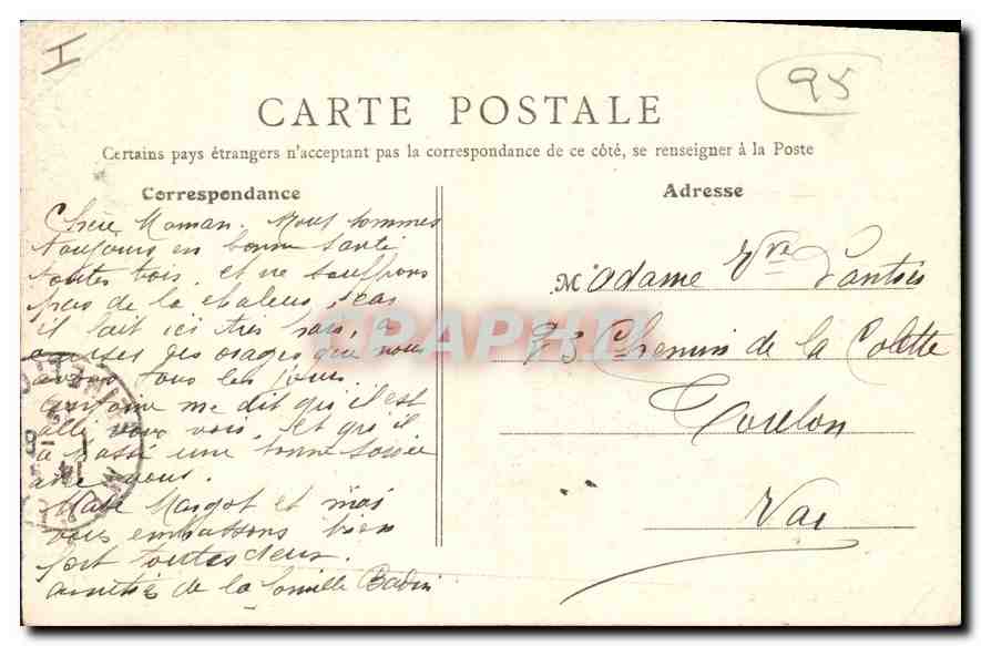 Environ de Meulan — Rueil - Seraincourt — Coin de la pièce d'eau du Château — Éditeur J. Klein, n°14 — Reverso