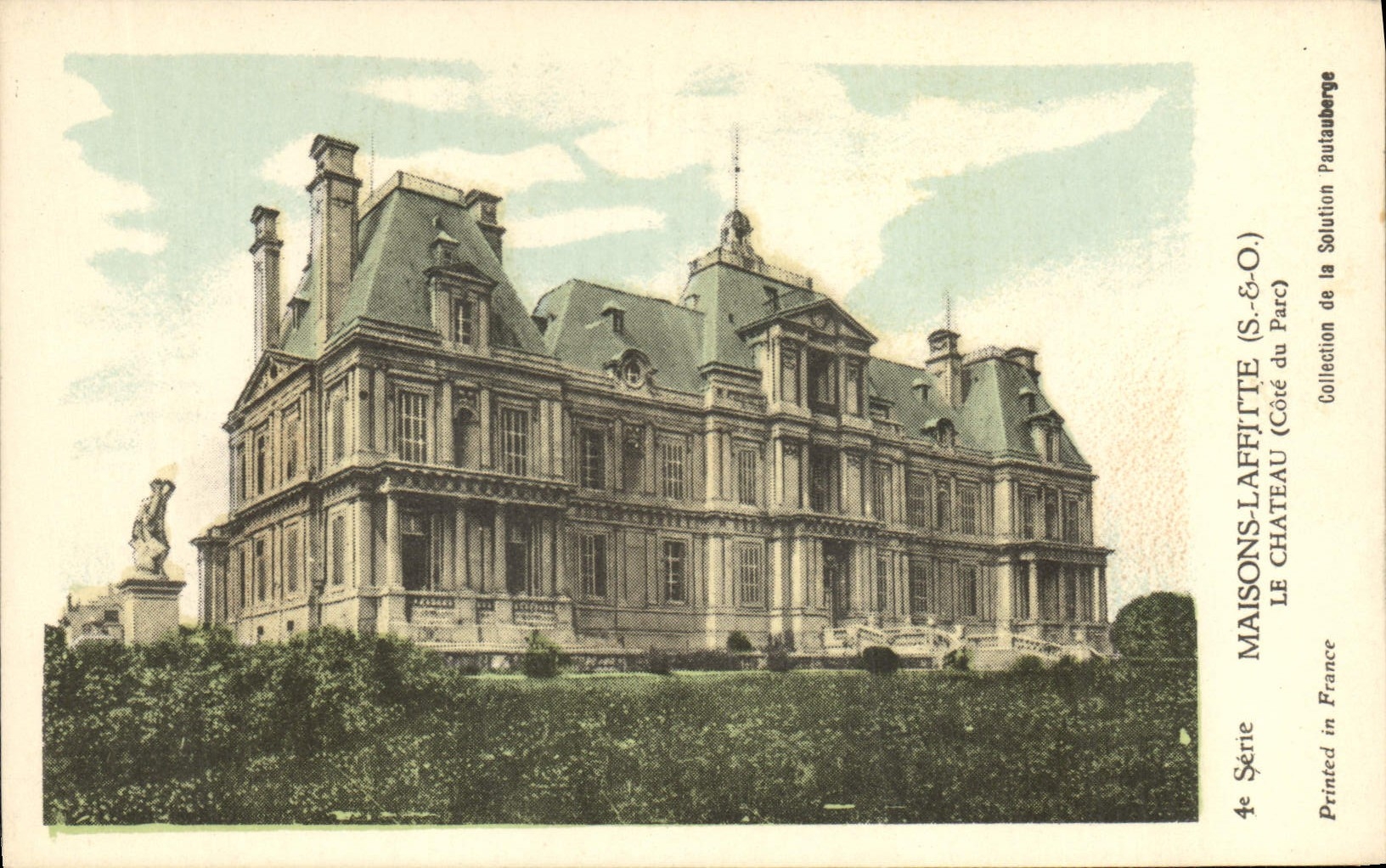 CPA Maisons Laffitte S & O Le Chateau Cote du Parc 
