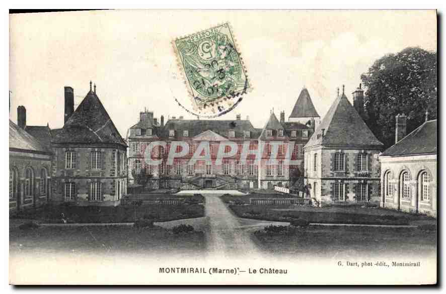 CPA Montmirail Marne Le Chateau 