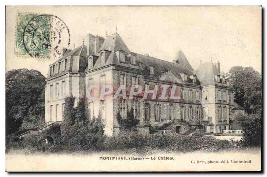 CPA Montmirail Marne Le Chateau 