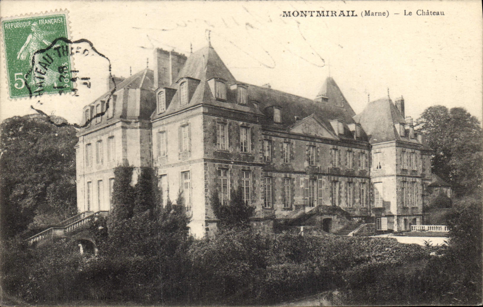 CPA Montmirail Marne Le Chateau 