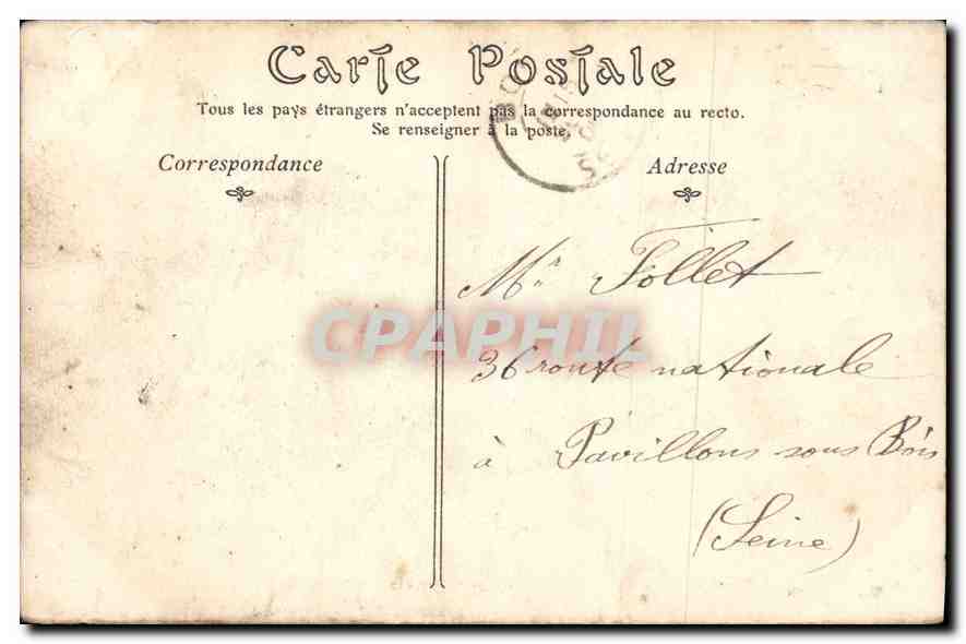 CPA Environs de Chalons sur Marne L'Epine vue prise au sud ouest  — Verso