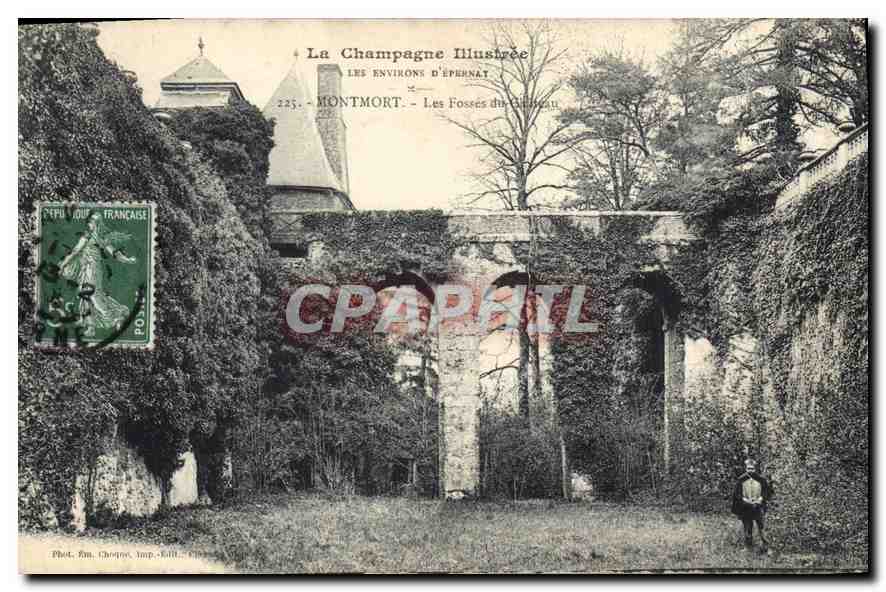 Les Fossés du Château — Montmort — Les Environs d'Épernay — La Champagne Illustrée, n°225