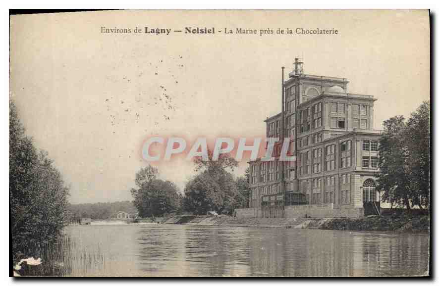CPA Environs de Lagny Noisiel La Marne pres de la Chocolaterie 