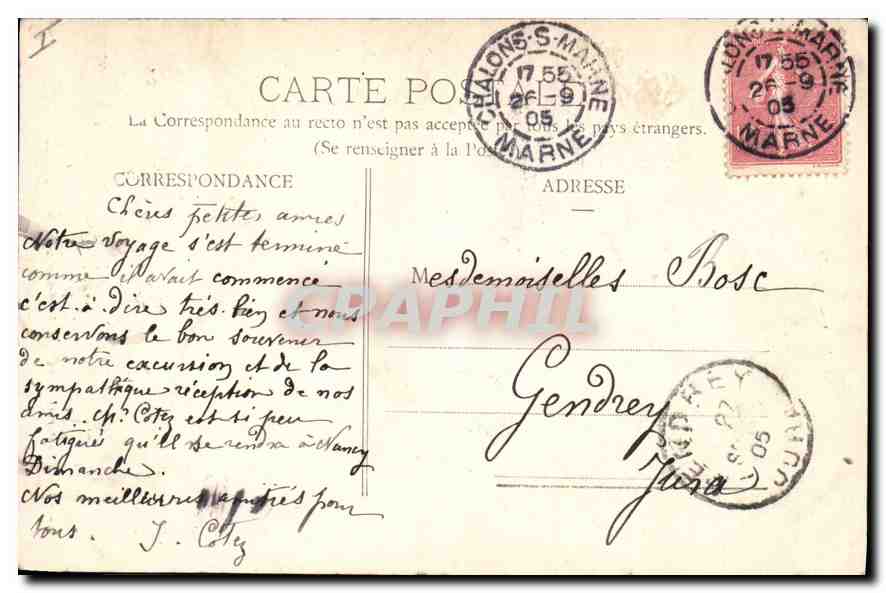 CPA Notre Dame de l'Epine pres Chalons sur Marne  — Verso