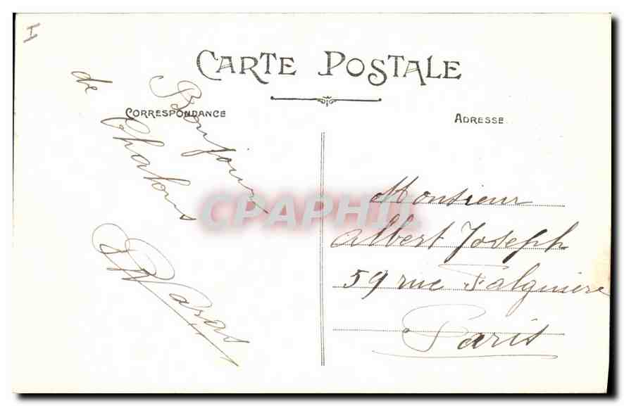 CPA Environs de Chalons sur Marne Cote Est  — Verso