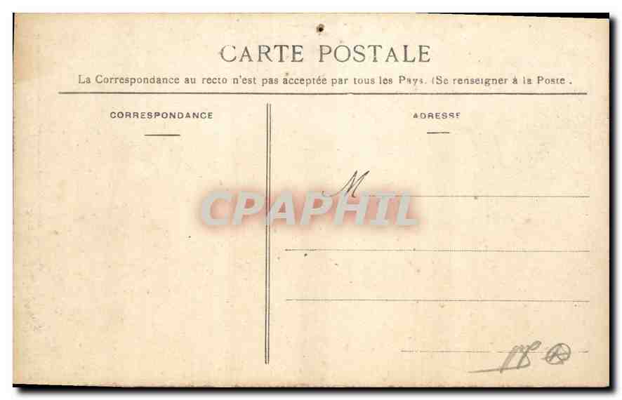 CPA Gerbeviller La Martyre Brasserie sur la Montagne  — Rückseite