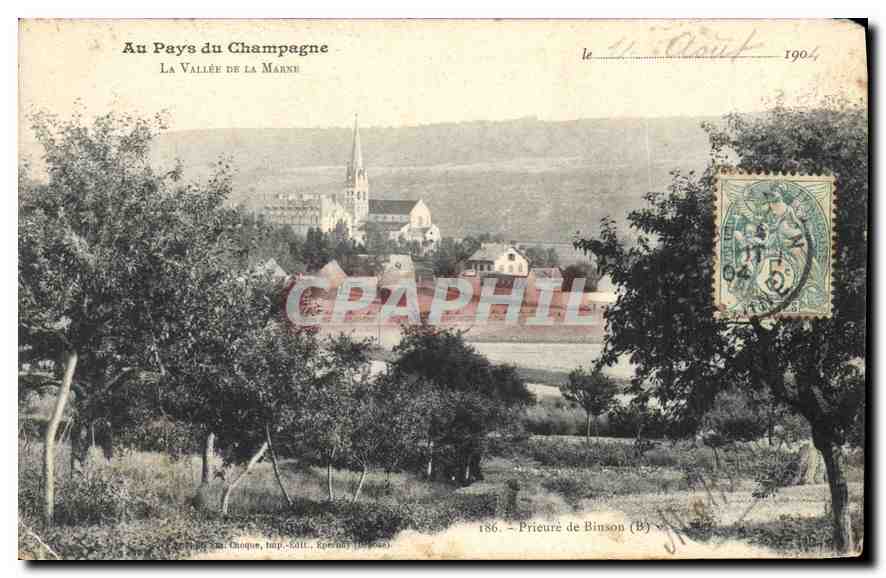 CPA Au Pays du Champagne La Vallee de la Marne