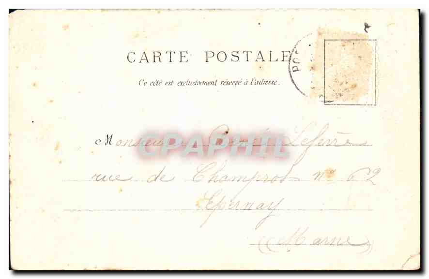 CPA Au Pays du Champagne La Vallee de la Marne — Verso
