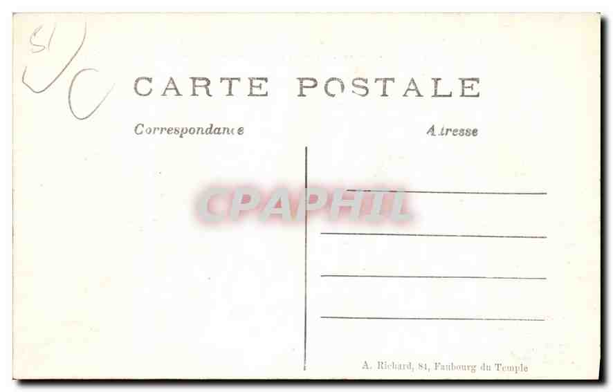 LÉPINE (Marne) — Ruines après la Grande Guerre 1914-15 — A. R. — Verso