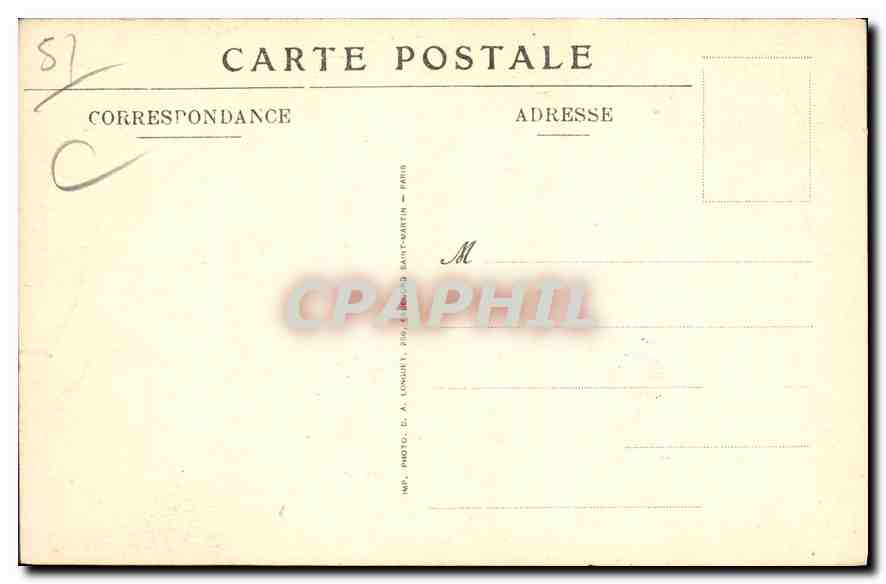 CPA La Neuville au Pont Marne Portal de l'Eglise avant la Guerre 1914 1918  — Rückseite