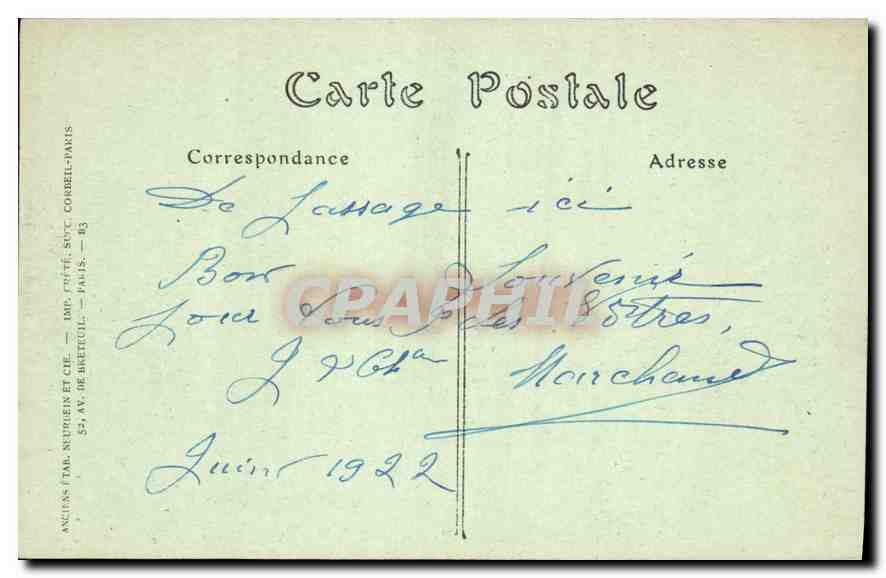 L'Épine (Marne) — La Grande-Rue et la Basilique Notre-Dame — JHOL, n°98 — Verso