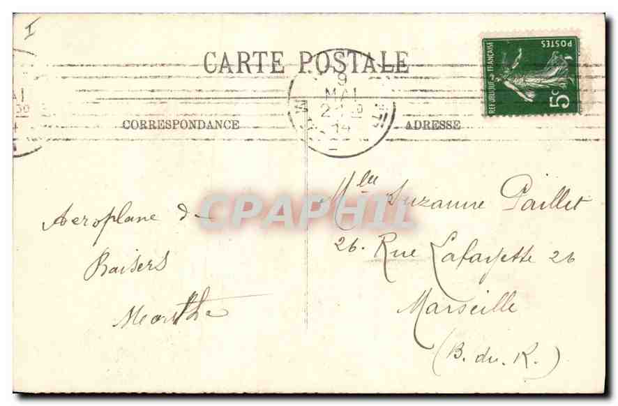 CPA Reims Portain Nord de la Cathedrale Le Jugement Dernier  — Rückseite