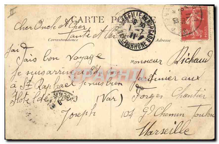 CPA Champagne Bouche Fils Vignoble Les goisses Mareuil sur Ay Propriere de la Maison — Back