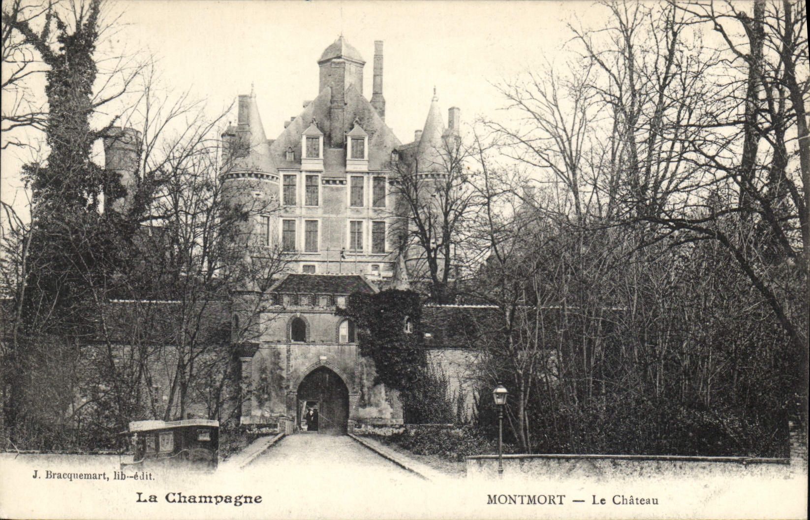 CPA La Champagne Montmort Le Chateau 