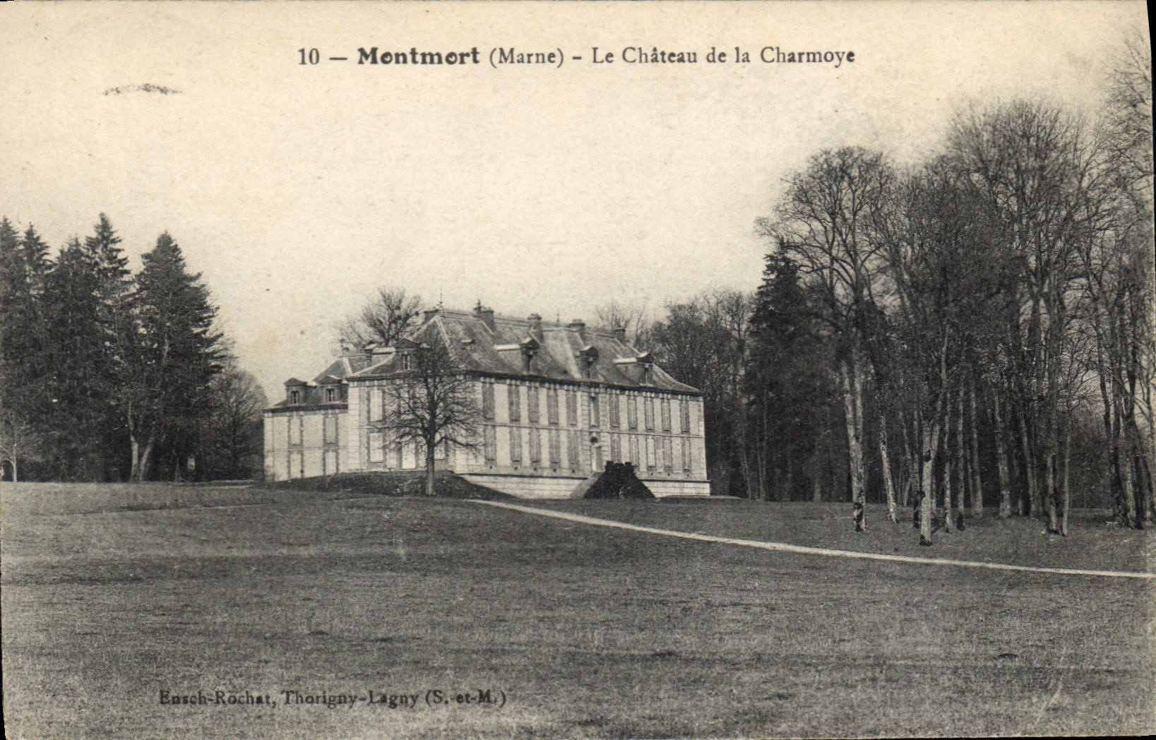 CPA Montmort Marne Le Chateau de la Charmoye 