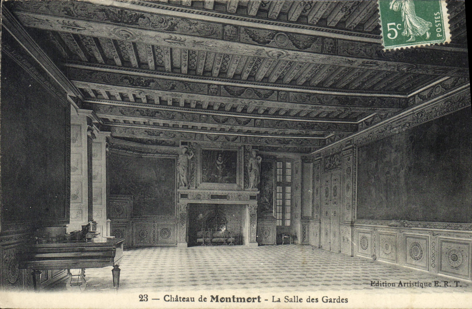 CPA Chateau de Montmort La Salle des Gardes 