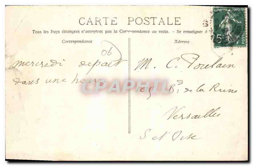 CPA Cannes AM Debarcadere de I'lle St Honorat  — Rückseite