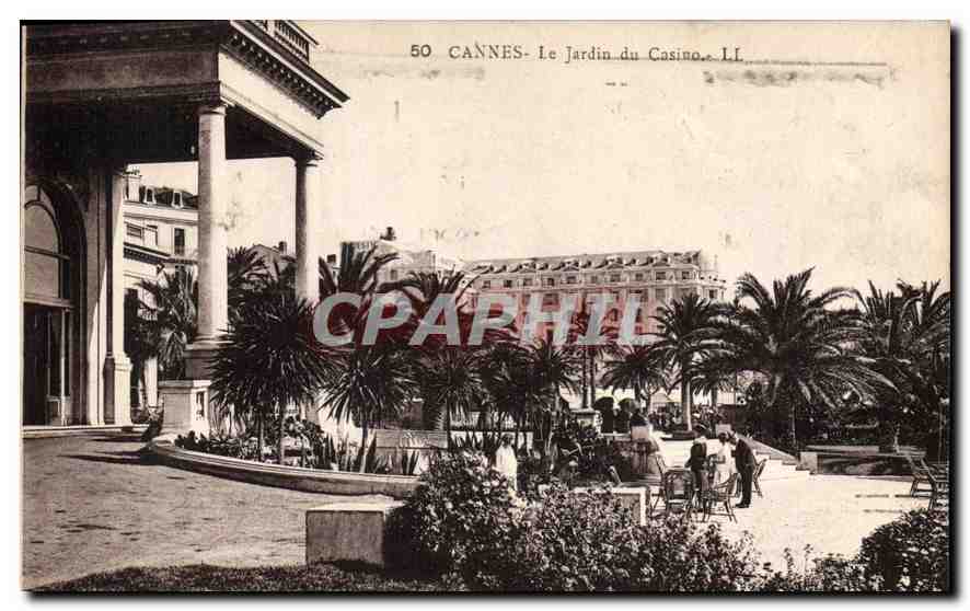 CPA Cannes Le Jardin du Casino 