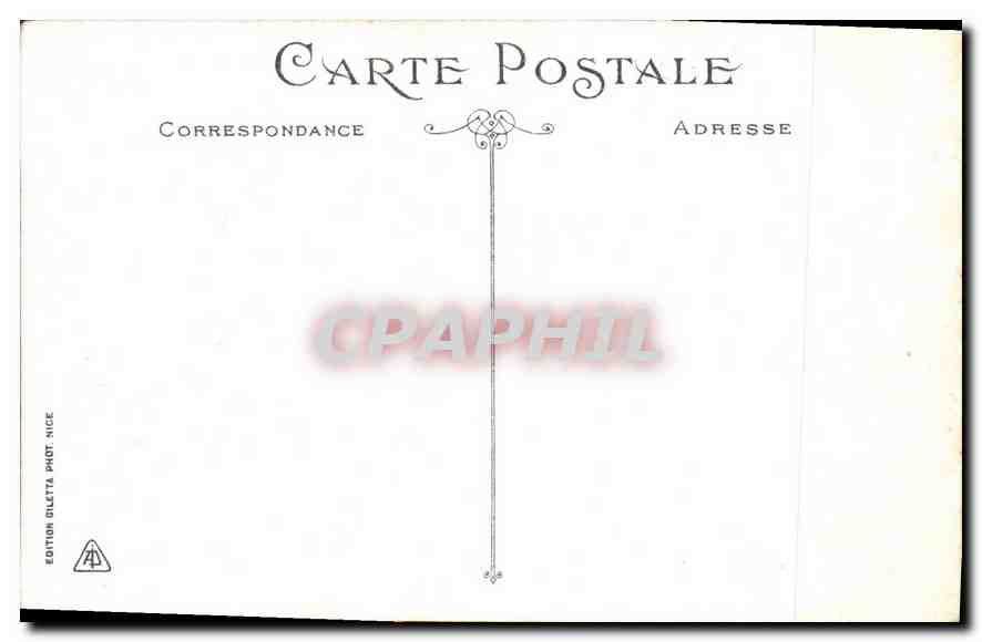CPA Cannes Promenade de la Croisette  — Rückseite