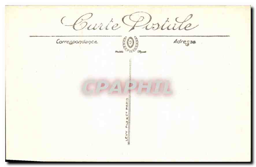 CPA Cannes Promenade de la Croisette et le Mont Chevalier  — Rückseite